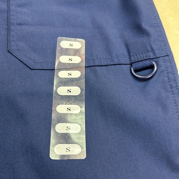 Cherokee Workwear Navy Scrub Bottoms Polyester Cotton Blend Style 4020 Small - Picture 7 of 7